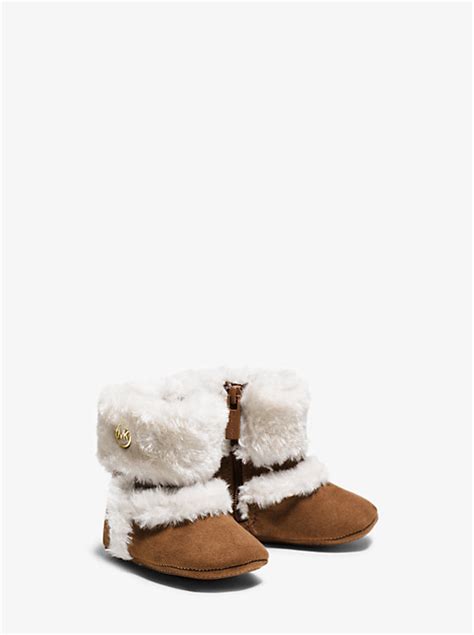 michael kors infant grace boots|Girl’s Grace Microsuede Boot, Infant .